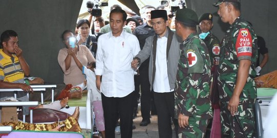 Jokowi tegaskan pencairan bantuan gempa Lombok bertahap sesuai prosedur