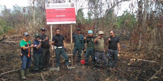 KLHK kembali segel 400 hektare lahan lebih yang terbakar di Kalbar