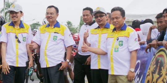 Wakil Bupati Siak melepas 59 pembalap sepeda Tour de Siak