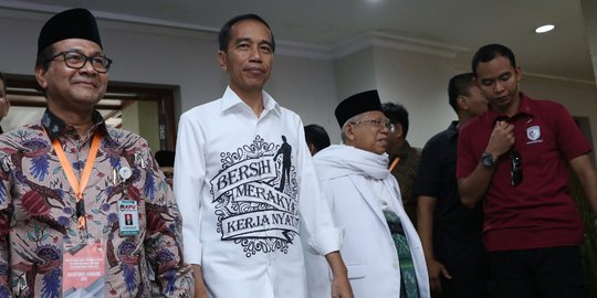 Ambil nomor urut, Jokowi-Ma'ruf berangkat dari Rumah Aspirasi Proklamasi