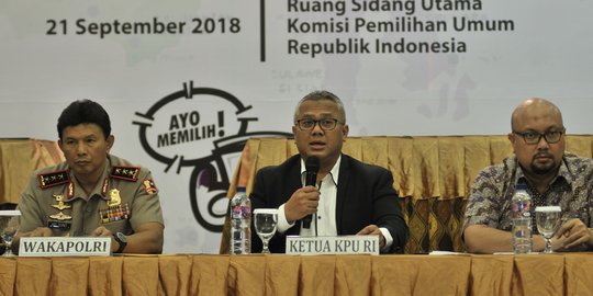 KPU serahkan SK penetapan Capres dan Cawapres kepada Polri