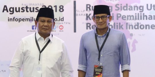 Beredar susunan tim badan pemenangan nasional Prabowo-Sandi