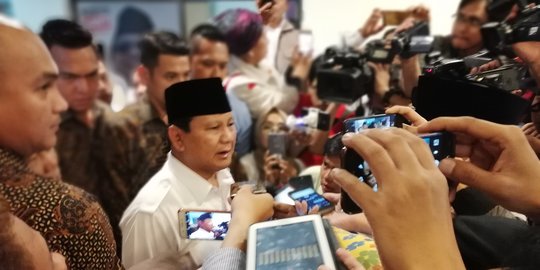 Prabowo tak targetkan nomor khusus: Kalau enggak nomor satu nomor dua