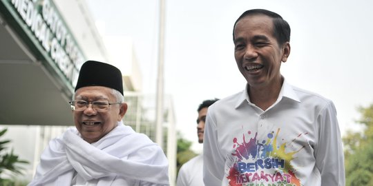 Ma'ruf minta pendukung Prabowo & Jokowi tak saling provokasi saat ambil nomor