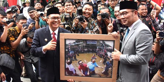 Ridwan Kamil berbisik ke Oded: Semua indah pada waktunya