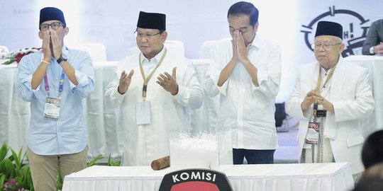 Prabowo: Ya nomor 2 lambang kemenangan