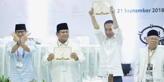 Koalisi bersyukur Jokowi-Ma'ruf dapat nomor 1