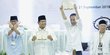 Ekspresi Jokowi dan Prabowo tunjukkan nomor urut peserta Pilpres 2019