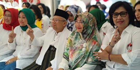 Ma'ruf Amin: Kalau ingin Indonesia maju, harus disatukan di bawah Jokowi-Ma'ruf