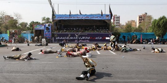 Parade militer Iran diserang, 11 orang tewas dan 30 lainnya luka-luka