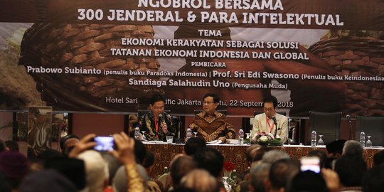 Prabowo: Mata uang lemah cermin ekonomi yang lemah