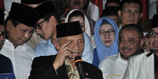 Amien Rais ingatkan Prabowo-Sandi bantuan asing adalah aib