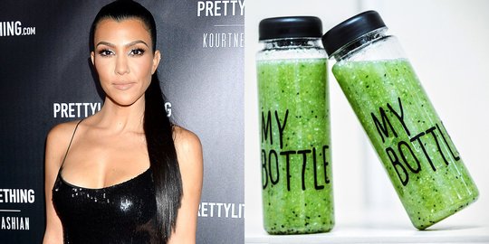 Ini resep green smoothie peluruh toksin dan penghalus kulit ala Kourtney Kardashian