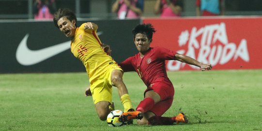 Timnas Indonesia U-19 kalah 0-3 dari China