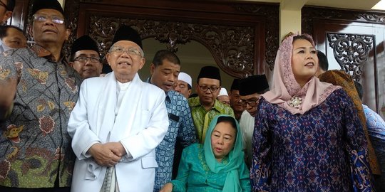 Ma'ruf Amin optimis didukung keluarga Gus Dur