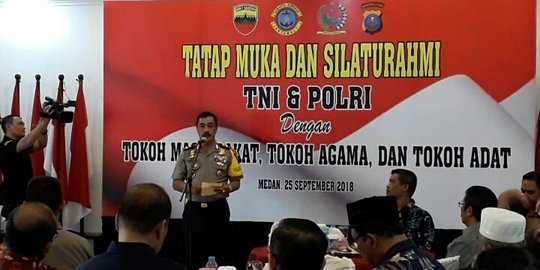 Amankan Pilpres 2019, Kapolda Sumut gandeng tokoh agama