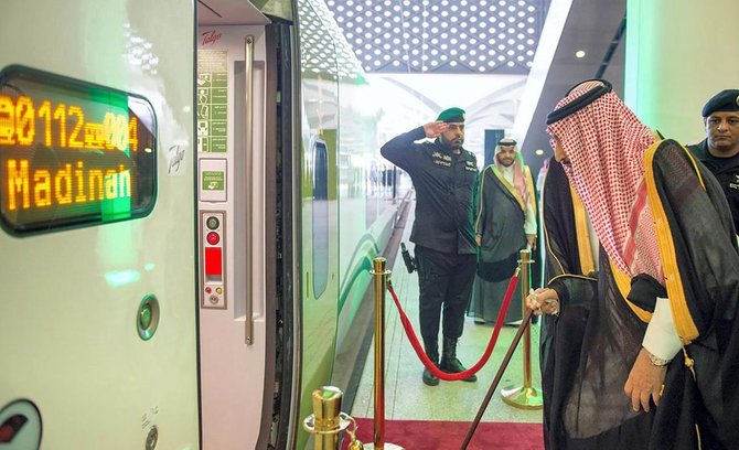 raja saudi resmikan kereta cepat makkah madinah