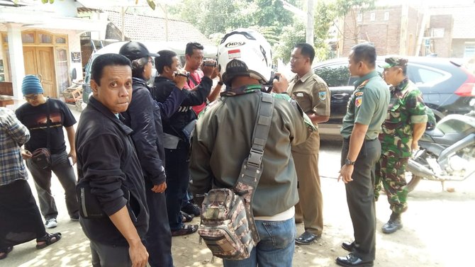 dandim 0809kediri letkol kav dwi agung sutrisno mengundang insan pers kota kediri