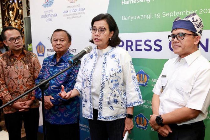 menteri keuangan menkeu sri mulyani indrawati