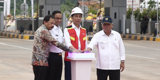 Presiden Jokowi resmikan Tol Depok-Antasari seksi 1