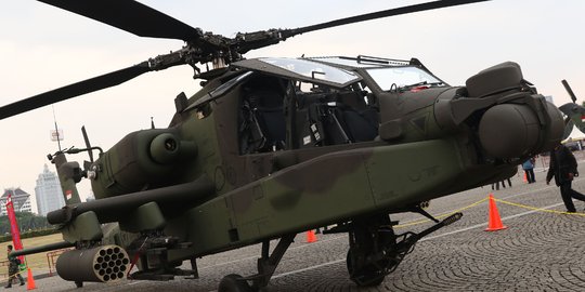 Melihat lebih dekat garangnya Apache AH 64E milik TNI