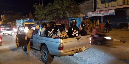 Kepanikan warga saat gempa Donggala terasa hingga Mamuju