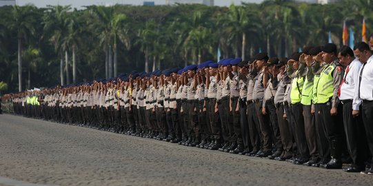 Ribuan personel polisi dikerahkan amankan acara Doa untuk Bangsa bersama Habib Rizieq