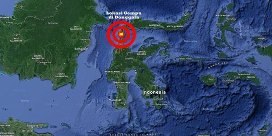 Terasa hingga Kalimantan, ini daerah-daerah yang juga merasakan gempa Donggala