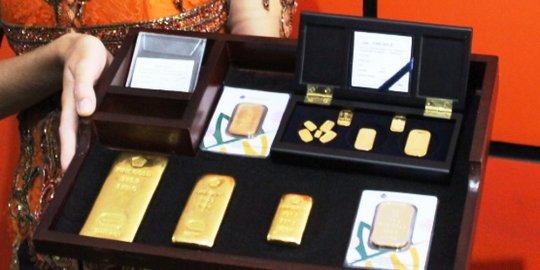 Akhir pekan, harga emas Antam naik Rp 3.000 jadi Rp 658.000 per gram