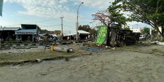 Data sementara kerusakan akibat gempa di Palu dan Donggala versi BNPB