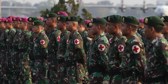 Tangani gempa dan tsunami, pasukan gabungan TNI diterbangkan ke Sulawesi Tengah