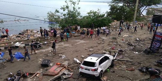 Teriakan minta tolong kerap didengar petugas dari reruntuhan bangunan gempa Sulteng