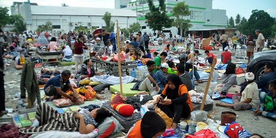 16 Ribu warga Palu mengungsi akibat bencana gempa dan tsunami