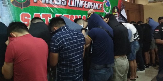 23 Gay kelompok North Face ditangkap saat pesta narkoba di Jakarta Utara