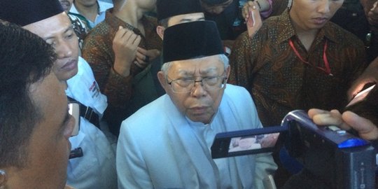 Ma'ruf Amin minta warga korban gempa & tsunami Sulteng bersabar