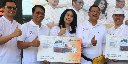 Resmi kerja sama dengan PT KAI, Bank BRI berikan layanan Cash Card