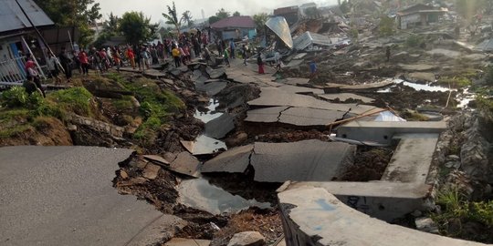 Data BNPB sampai pukul 13.00 Wib: 844 orang meninggal dampak gempa & tsunami Palu