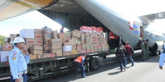 Panglima: Hercules sudah bisa terbang dari Bandara Palu, warga diangkut kapal PELNI