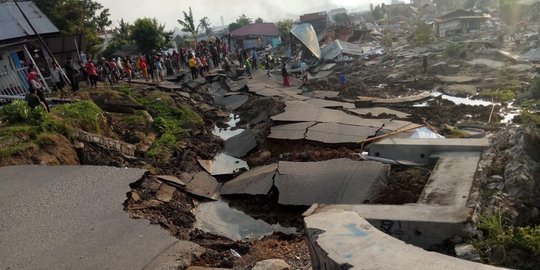 Hingga siang hari ini, 254 gempa susulan terjadi di Sulteng