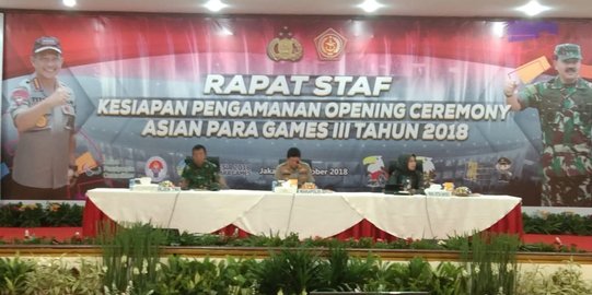 TNI-Polri dan Inapgoc rapat tertutup bahas pengamanan Asian Para Games 2018