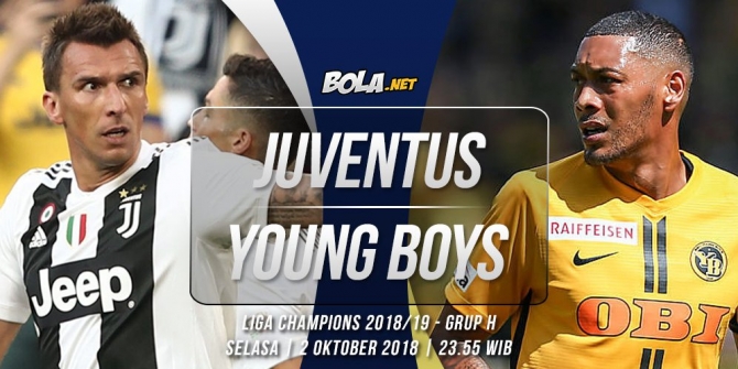 Data dan fakta Liga Champions: Juventus vs Young Boys