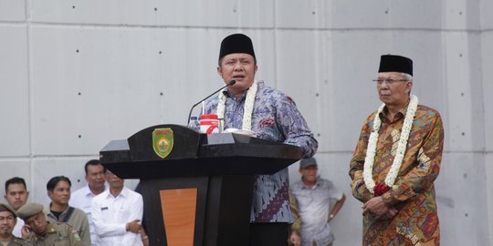 Pidato perdana, Gubernur Herman Deru minta jangan ada dusta di antara warga Sumsel