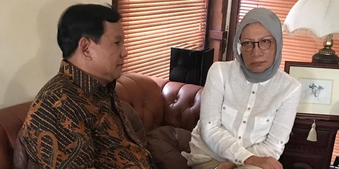 Prabowo jenguk Ratna Sarumpaet, tempat pertemuan dirahasiakan