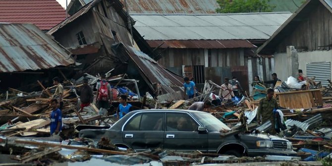 4 Foto ini gambarkan betapa dahsyatnya gempa Palu dan Donggala