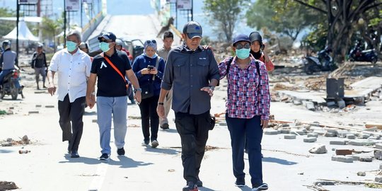Menteri Susi tinjau langsung lokasi gempa Palu dan Donggala