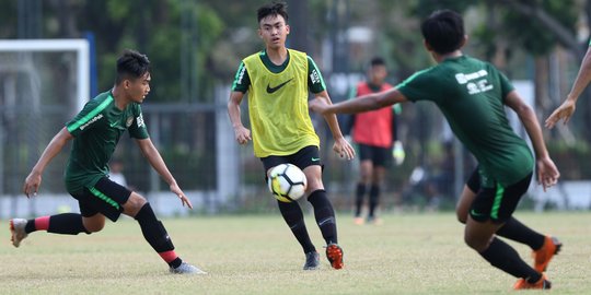 Timnas Indonesia U-19 jalani laga internal guna matangkan pola permainan