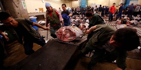 Tsukiji, pasar ikan bersejarah di Jepang yang terancam digusur