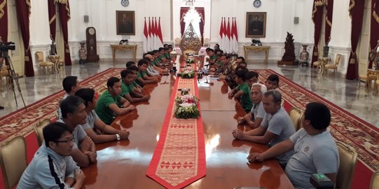 Jokowi terima kedatangan Timnas U-16: Tolong ini dijaga betul, kerja keras