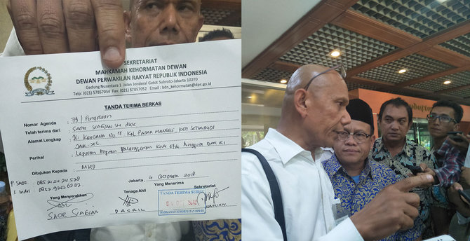 empat anggota dpr dilaporkan ke mkd