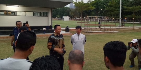 Kunjungi latihan, Menpora ingin melihat timnas U-19 lolos ke Piala Dunia U-20